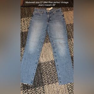 Madewell Women's Straight Leg Jeans - Blue